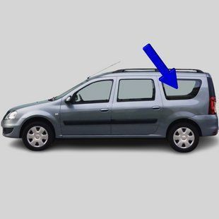 Кватирка задніх ліва Dacia Logan/MCV (універсал) (2004-2012) 7264/4505/T124AGNBL фото