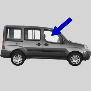 Скло передніх правих дверей Fiat Doblo (223) (Мінівен) (2000-2013) / Фіат Добло (223) 3354AGSBL фото