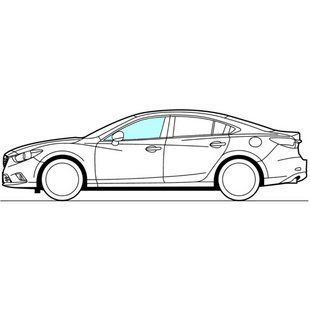 Скло передніх лівих дверей Chevrolet Evanda/Magnus (Седан) (2002-2006) / Шевроле Єванда 3023/3012/DW17/9403AGN фото