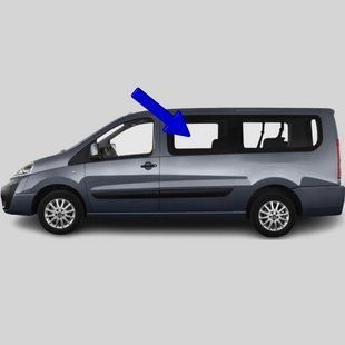 Боковое стекло Citroen Jumpy (Минивен) (2007-2016) / Ситроен Джампи салона переднее левое 2736/6553/8413AGNBLV фото