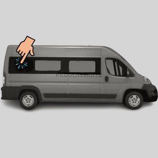 Бокове скло Fiat Ducato III (06-) заднє салонне праве на довгу базу (Фіат Дукато III) 2737/3750/6552 фото