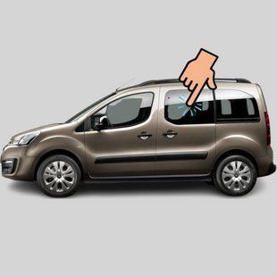 Скло переднє салону ліве Citroen Berlingo (Мінівен) (2008-2018) / Сітроен Берлінго 2741/6558AGSBLVZ фото