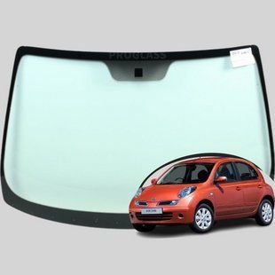 Лобове скло Nissan Micra K12 (Хетчбек) (2003-2010) / Ніссан Мікра 6011AGNV фото