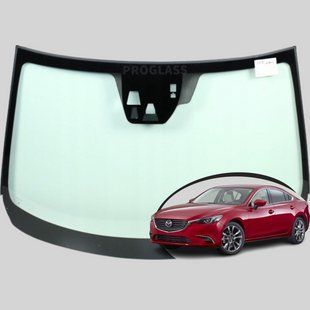 Лобове скло Mazda 6 (GJ/GL) (Європа та USA) (Седан, Комбі) (2013-) / Мазда 6 з датчиком та 3-ма камерами 5180AGNGYV фото