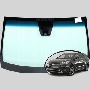 Лобовое стекло Hyundai Grand Santa FE (2013-2018) / Хюндай Гранд Санта Фе с датчиком и камерой 4153/4154AGNBLHMOV1Z фото