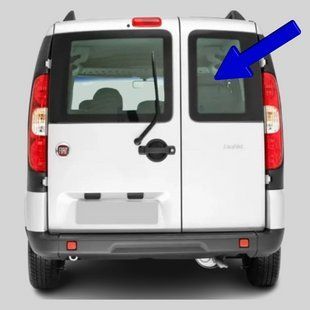 Скло розстібне праве Fiat Doblo (223) (Мінівен) (2000-2013) / Фіат Добло (223) 3354AGSBL фото