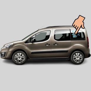 Скло заднє салону ліве Citroen Berlingo (Мінівен) (2008-2018) / Сітроен Берлінго 2741/6558AGSBLVZ фото