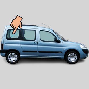 Стекло заднее салона правое Citroen Berlingo (Минивен) (1996-2008) 2724/6537AGNBL фото
