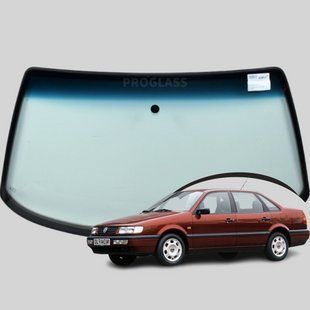 Лобовое стекло VW Passat B3/B4 (Седан, Комби) (1988-1996) / Фольксваген Пассат Б3/Б4 расстояние крепл. 150 мм 8535AGNBL фото