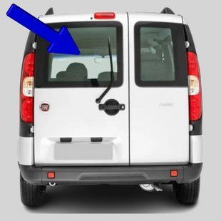 Скло розстібне ліве Fiat Doblo (223) (Мінівен) (2000-2013) / Фіат Добло (223) 3354AGSBL фото