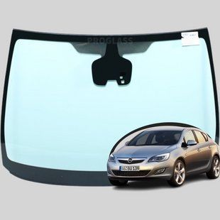 Лобове скло Opel Astra J (Седан, Комбі, Хетчбек) (2010-2016) з датчиком (квадрат) та камерою (2010-2011 р.) 6324AGNBLV фото