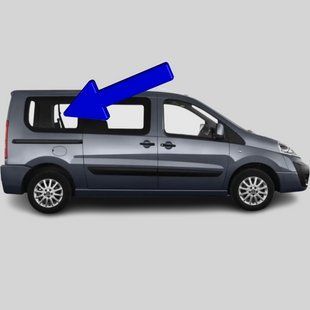Боковое стекло Citroen Jumpy (Минивен) (2007-2016) / Ситроен Джампи салона заднее правое короткая база 2736/6553/8413AGNBLV фото