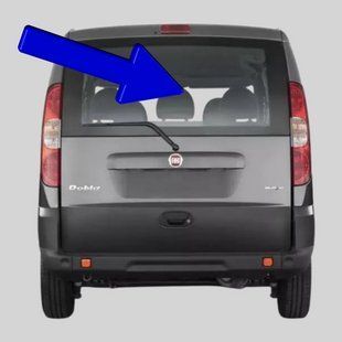Заднє скло Fiat Doblo (223) (Мінівен) (2000-2013) / Фіат Добло (223) 3354AGSBL фото