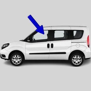 Скло передніх лівих дверей Fiat Doblo (263) (Мінівен) (2010-) / Фіат Добло (263) 3369/6336AGNBL фото