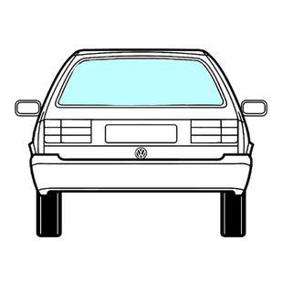 Заднее стекло Dacia Logan II (Комби) (2012-2020) / Дачия Логан 7292AGNV фото