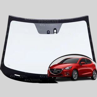 Лобове скло Mazda 2 (DJ) (Хетчбек, Седан) (2014-) / Мазда 2 з датчиком (2014-2017 р.) 5183/T216AGNVW фото