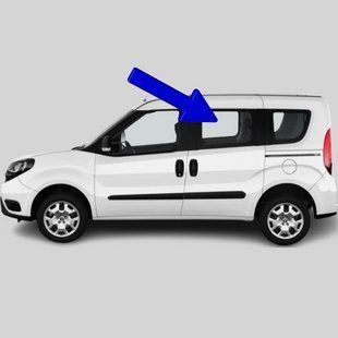 Бокове скло Fiat Doblo (263) (Мінівен) (2010-) / Фіат Добло (263) салону переднє ліве 3369/6336AGNBL фото