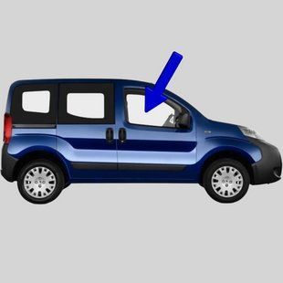 Скло передніх правих дверей Citroen Nemo (Мінівен) (2008-) / Сітроен Немо 3360/2739/6557AGNBLV фото
