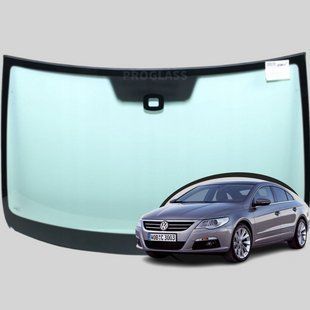 Лобовое стекло VW Passat CC (Купе) (2008-2016) с датчиком (квадрат 2008-2012г.) и полным обогревов 8598AGSMVW6T фото