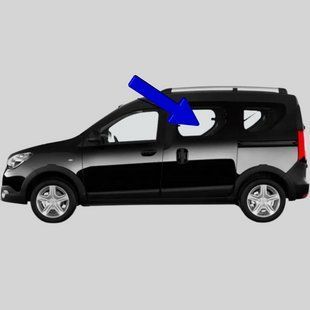Бокове скло Dacia Dokker/Lodgy (Мінівен) (2012-2022) салону переднє ліве 7289AGNBL фото