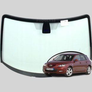 Лобове скло Mazda 3 (BK) (Хетчбек, Седан) (2003-2009) / Мазда 3 з датчиком (прокрас 11.2003-07.2006) 5166AGNMW1B фото