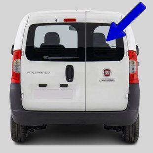 Скло розстібне праве Fiat Fiorino/Qubo (Мінівен) (2007-) 3360/2739/6557AGNBLV фото