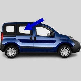 Бокове скло Citroen Nemo (Мінівен) (2008-) / Сітроен Немо салону переднє праве 3360/2739/6557AGNBLV фото