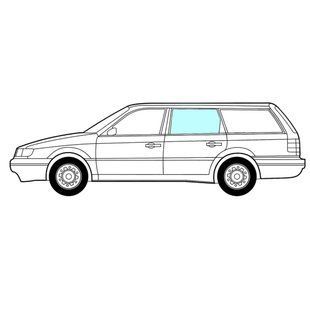 Скло задніх лівих дверей BMW 3 (E90/E91) (Комбі) (2005-2011) / БМВ 3 (Е90/Е91) 2447AGNGNV фото