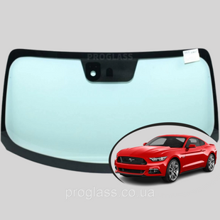 Лобове скло Ford Mustang (USA) (2015-) / Форд Мустанг (США) з датчиком AF61AGSVZ фото