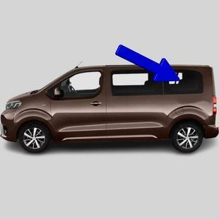 Бокове скло Citroen Jumpy/Spacetourer (Мінівен) (2016-) салону заднє ліве середня база 2756/6569/8423AGSVZ фото