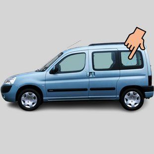 Стекло заднее салона левое Citroen Berlingo (Минивен) (1996-2008) 2724/6537AGNBL фото