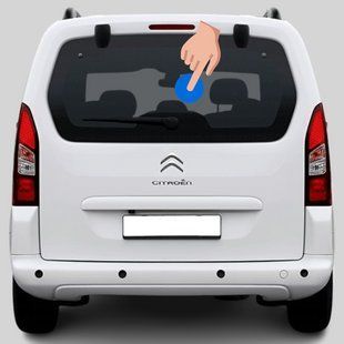 Заднє скло Citroen Berlingo (Мінівен) (2018-) / Сітроен Берлінго 2763/6573/6348/T121AGSVZ фото