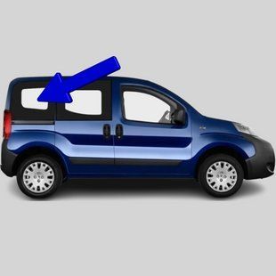 Бокове скло Citroen Nemo (Мінівен) (2008-) / Сітроен Немо салону заднє праве 3360/2739/6557AGNBLV фото