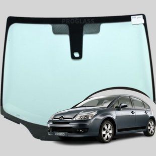 Лобове скло Citroen C4 (Хетчбек) (2004-2010) / Сітроен С4 з датчиком 2732AGSBLVW фото