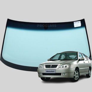 Лобове скло Chery Amulet/Flagcloud/Cowin/A15 (Ліфтбек) (2003-2010) / Чері Амулет/А15 9401/7603AGNBLV фото
