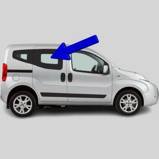 Бокове скло Citroen Nemo (Мінівен) (2008-) / Сітроен Немо салону переднє правою під оригінал 3360/2739/6557AGNBLV фото