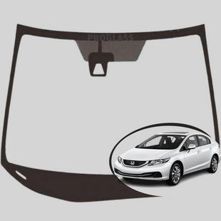 Лобовое стекло Honda Civic (Европа и USA) (2012-2015) / Хонда Сивик с датчиком и камерой 4012AGNMV1B фото