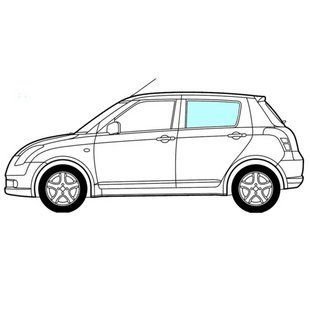 Скло задніх лівих дверей BMW 2 (F45) Active Tourer (Компактвен) (2014-) / БМВ 2 (Ф45) 2477AGNCMVZ фото