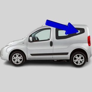 Бокове скло Citroen Nemo (Мінівен) (2008-) / Сітроен Немо салону заднє ліве під оригінал 3360/2739/6557AGNBLV фото