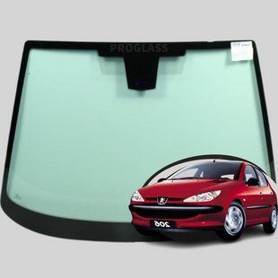 Лобове скло Peugeot 206 (Хетчбек, Седан, Комбі) (1998-2010) / Пежо 206 з датчиком (2002 р.-) 6539AGNBL фото