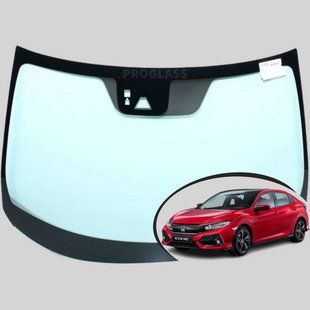 Лобовое стекло Honda Civic (Европа и USA) (2016-) / Хонда Сивик с датчиком и камерой 4019AGNCMV1G фото