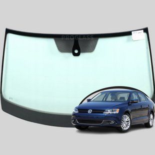 Лобове скло VW Jetta VI (2011-2019) / Фольксваген Джетта VI з круглим датчиком (під рейлінги 2015р.-) 8612AGSVZ1B фото