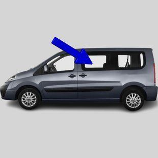 Бокове скло Fiat Scudo (Мінівен) (2006-2016) салону переднє ліве 2736/3752/6553/8413AGNBL фото