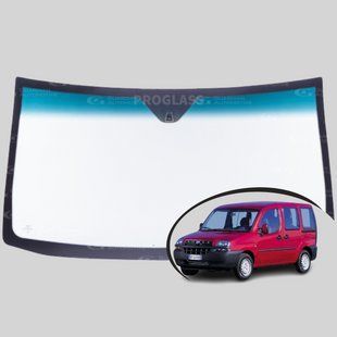 Лобове скло Fiat Doblo (223) (Мінівен) (2000-2013) / Фіат Добло (223) 3354AGSBL фото
