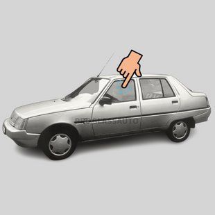Боковое стекло ЗАЗ 1103/1105 (славута) (дана) (1987-2011) переднее дверное опускное левое 4538LCLSFD фото