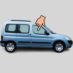 Стекло передней правой двери Citroen Berlingo (Минивен) (1996-2008) 2724/6537AGNBL фото