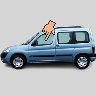 Стекло передней левой двери Citroen Berlingo (Минивен) (1996-2008) 2724/6537AGNBL фото