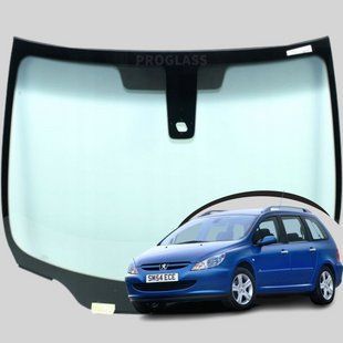 Лобовое стекло Peugeot 307 (Хетчбек, Комби) (2001-2008) / Пежо 307 с датчиком (ромб) (2003 г.-) 6542AGNBLMVZ6P фото