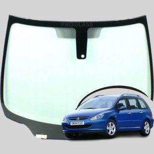 Лобовое стекло Peugeot 307 (Хетчбек, Комби) (2001-2008) с датчиком (круглый) (2001-2003 г.) 6542AGNBLMVZ6P фото