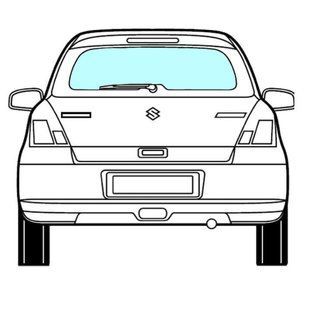 Заднє скло Daewoo Nexia (Хетчбек) (1995-2016) / Деу Нексія 3000AGNBL фото